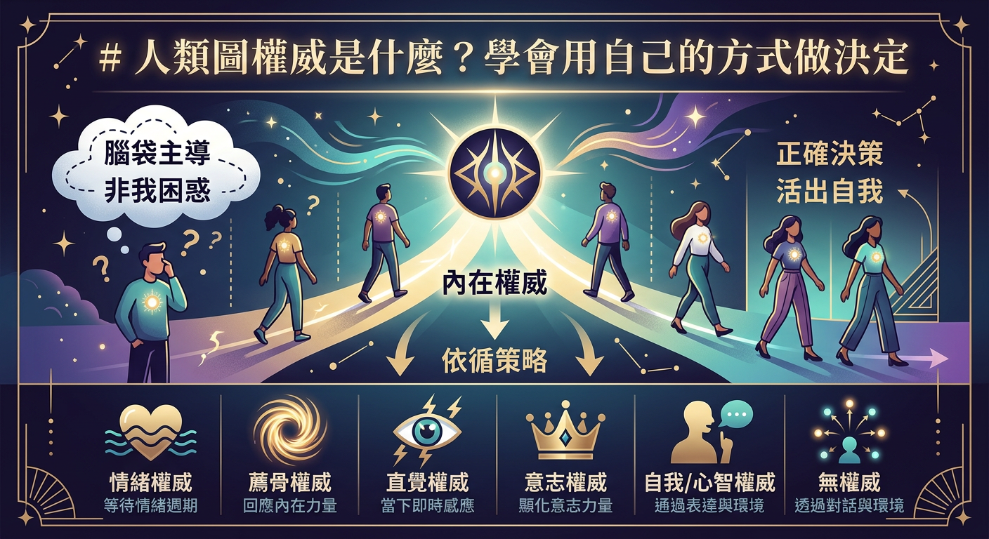 人類圖權威是什麼？學會用自己的方式做決定｜封面圖
